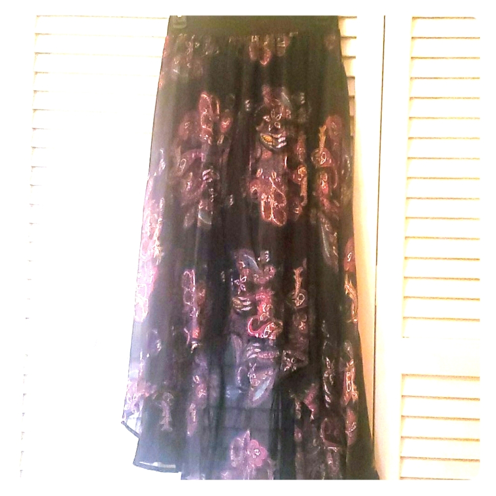 High low skirt!